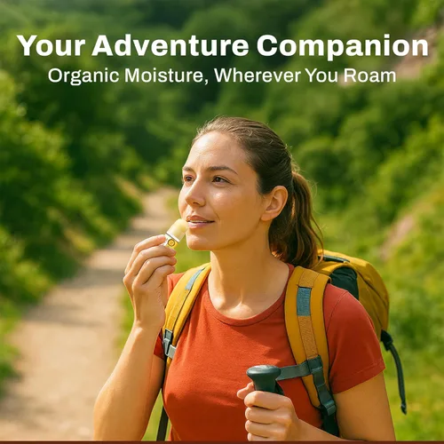 Vista 6 de Bálsamo labial de cera de abeja orgánica, lápiz labial natural para labios secos, varita hidratante de miel y propóleo, bálsamo labial sin petróleo