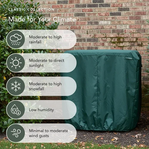 Vista 9 de Covermates - Funda para aire acondicionado, protección exterior, resistente al agua y a la intemperie Vinilo Verde Clásico