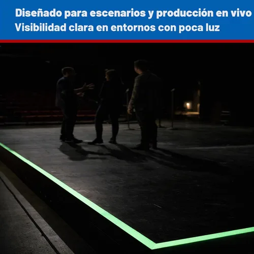 Vista 8 de Gaffer Power - Cinta adhesiva que brilla en la oscuridad, 1 pulgada x 15 pies, fabricada en Estados Unidos Brillan en la oscuridad
