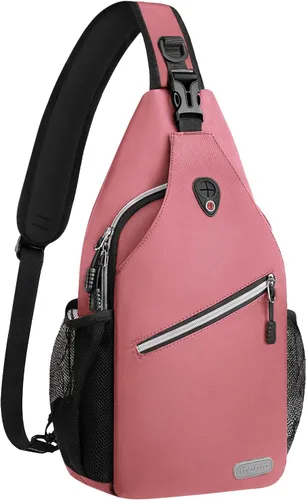 Vista 15 de Mosiso - Mochila bandolera multiusos, para viajes, senderismo, etc. Sling Backpack for Casual Travel Hiking