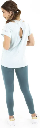 Vista 3 de Belife Find Your Passion Conjuntos de entrenamiento para mujer de alto rendimiento SS verde