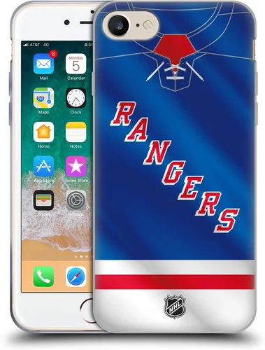 Vista 279 de Head Case Designs Funda de gel suave con licencia oficial de la NHL Camouflage New York Rangers compatible con Apple iPhone 7 Plus/iPhone 8 Plus