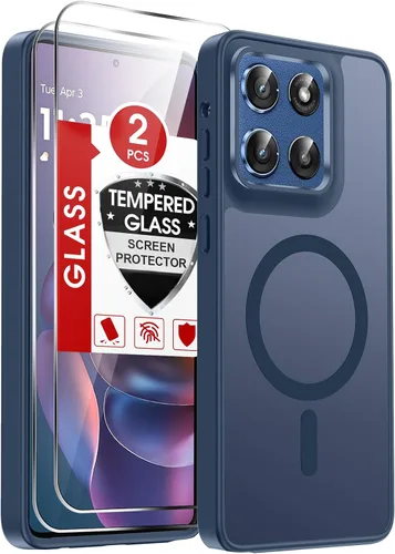 Vista 168 de LeYi Funda para teléfono Samsung-S23: protector de pantalla e imán MagSafe Púrpura
