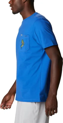 Vista 3 de Columbia Camiseta PFG Icon con bolsillo para hombre