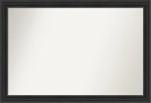 Vista 422 de Amanti Art Espejo personalizado, gran espejo de baño estrecho, espejo de pared o espejo de tocador de baño sobre el fregadero (24 x 24 pulgadas)