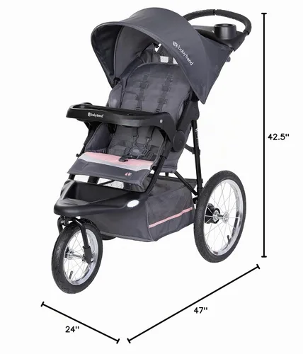 Vista 12 de Baby Trend Expedition® Jogger, Rosa Dash