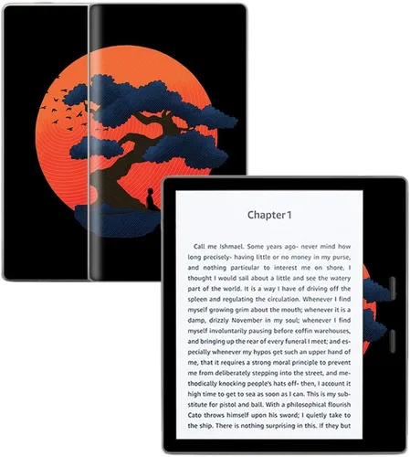 Vista 6 de MightySkins Skin compatible con Amazon Kindle Oasis 7" (9ª generación) – Naturaleza alterada Cubierta protectora de vinilo duradera y única
