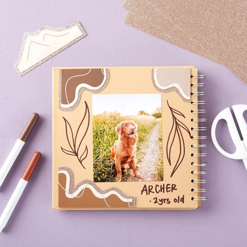 Vista 2 de Bright Creations Cartulina con purpurina de oro rosa, papel de cartulina apto para impresora, papel de álbum de recortes para suministros de álbumes