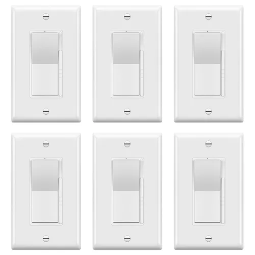 Vista 11 de TOPGREENER Kalide - Interruptor de atenuación de luz, interruptor de atenuación LED, atenuación de rango completo, un solo polo/3 vías, 120 V CA, 60