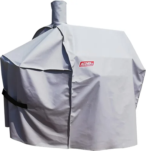 Vista 8 de Cubierta para parrilla para ahumador Char Griller 2823, 2123 600D, lona resistente al agua, para todo tipo de clima, cubierta de carbón para ahumar