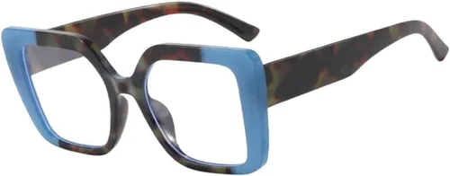 Vista 8 de Shiratori Gafas para Bloqueo de Luz Azul con Marco Rectangular y Estilo Elegante Preppy para Mujeres, Lentes para Computadora
