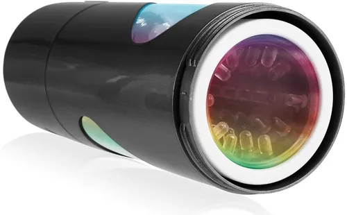 Vista 4 de Pipedream Pdx - Masturbador recargable Roto Bator, boca Mouth