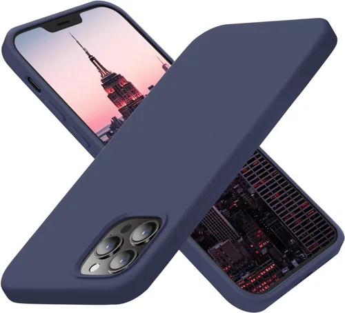 Vista 10 de Cordking Funda compatible con iPhone 12 Pro Max, funda de silicona ultradelgada a prueba de golpes con [forro de microfibra suave antiarañazos], 6.7