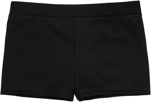 Vista 5 de Kaerm Pantalones cortos de yoga para niños y niñas pantalones cortos deportivos de baile pantalones cortos elásticos para bicicleta