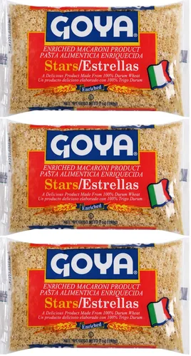 Vista 5 de Goya Stars - Pasta de macarrones enriquecida, 7 onzas