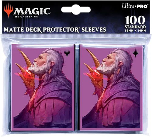Vista 5 de Ultra PRO - Fundas para tarjetas MTG Commander Masters de tamaño estándar de 100 unidades - Arte Commodore Guff, acabado mate con tecnología