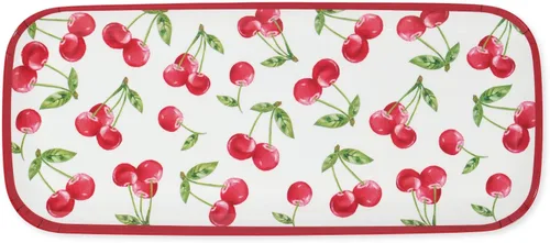 Vista 5 de UP ware Blue Rooster - Bandeja de melamina para servir, bandeja rectangular de 15 x 6.5 pulgadas, bandeja de alimentos sin BPA para entretenimiento