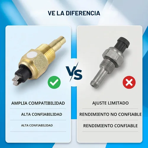 Vista 6 de Sensor de temperatura del agua del motor Sensor de temperatura del agua 1/2NPT para el accesorio del motor del agua del aceite