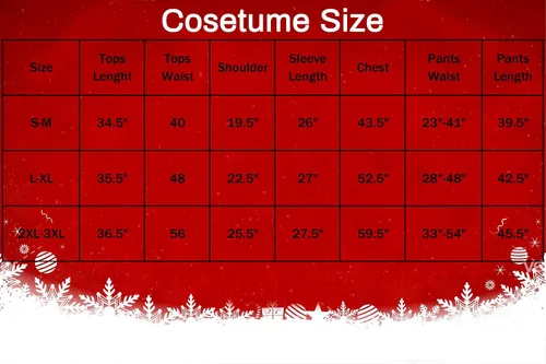 Vista 6 de Fisemira Green Monster Costume Suit Gloves, Christmas Funny 7PCS Deluxe Furry Santa Adult Men Women Decoration
