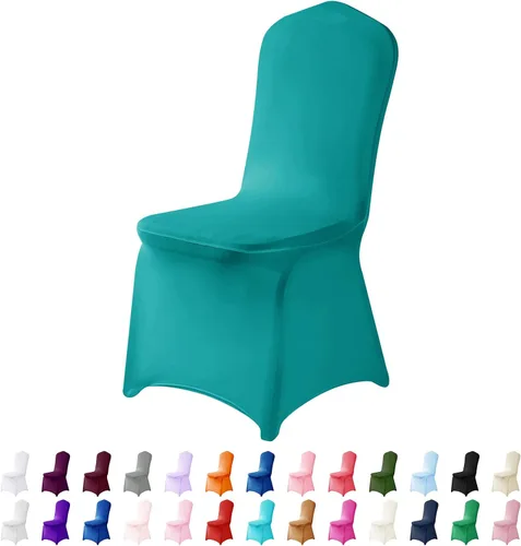 Vista 16 de Funda de elastano para silla, 12 unidades, fundas para silla, fundas para sillas de sala de estar, funda extraíble lavable y elástica para silla
