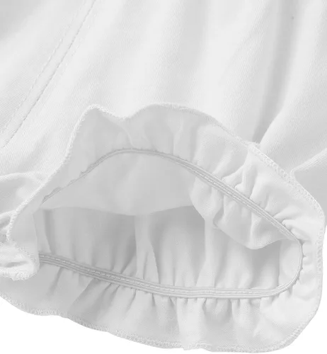 Vista 3 de dPois Bebé Niñas Algodón Suave Volantes Bloomers Flojo Harem Pantalones Cortos Seguridad Bragas Ropa Interior Bragas Bragas Pañales Cubierta