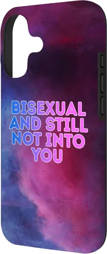 Vista 2 de Bisexual and Still Not Into You Bi Flag Pride Equality Humor Case for iPhone 17