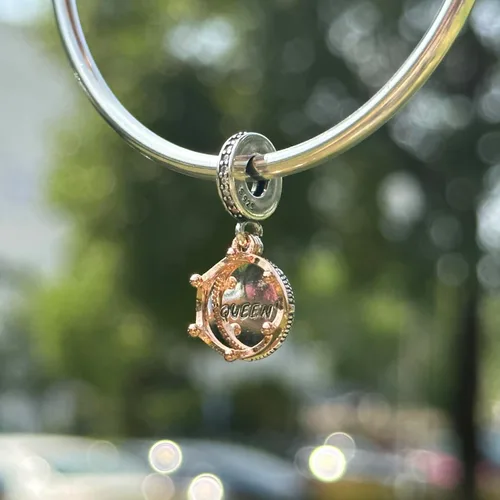 Vista 3 de polengju Birth Stone Love Heart Flying House Mom Crown Balloons Smile Children Luchs Charms para pulseras de plata de ley 925, collares, regalos