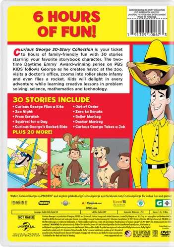 Vista 2 de Curious George 30-Story Collection DVD