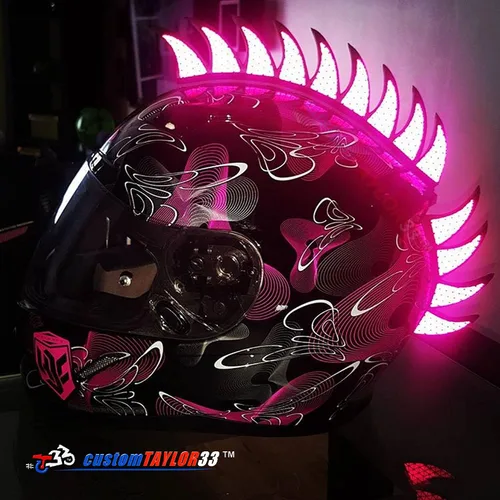 Vista 6 de Hoja de sierra customtaylor33 Warhawk/Mohawk de hule casco accesorio pieza (no incluido)