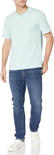 Vista 5 de Tienda Essentials Mens Regular-Fit Short-Sleeve V-Neck T-Shirt Pack of 2