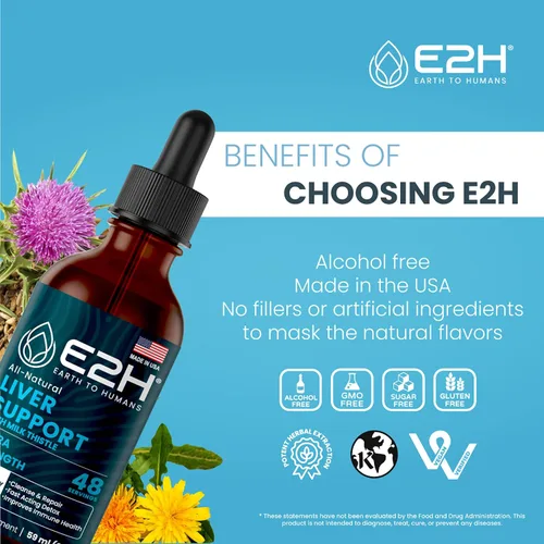 Vista 8 de Suplemento para el hígado totalmente natural, suave limpieza y desintoxicación del hígado, revitaliza tu hígado y tu salud, fórmula líquida muy