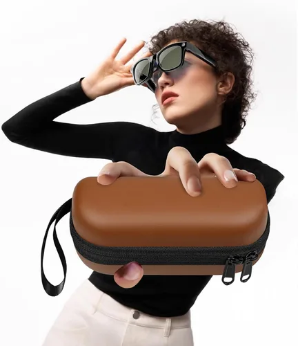 Vista 5 de sarlar Estuche rígido de transporte compatible con Ray-Ban Meta Smart Glasses Oakley y todos los accesorios, gafas de sol AR almacenamiento