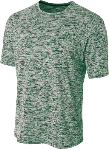 Vista 6 de A4 Camiseta Space Dye Tech para hombre Negro