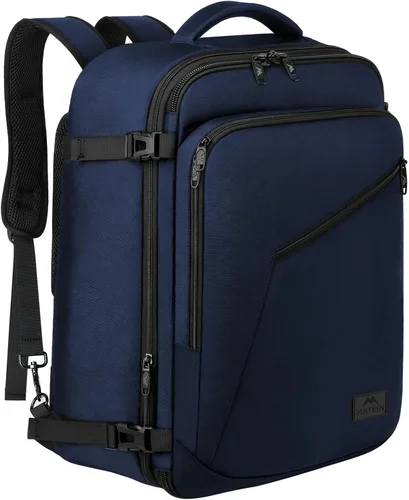 Vista 19 de MATEIN - Mochila de viaje extragrande de 10.56 galones, mochila de viaje ampliable apta para aerolíneas, para viajeros de fin de semana, hombres