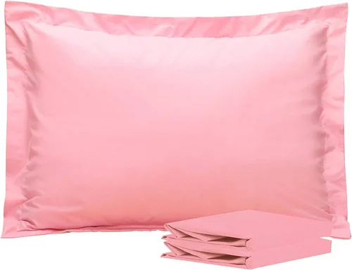 Vista 82 de NTBAY Fundas de almohada estándar, paquete de 2 fundas de almohada de microfibra cepillada de 20 x 26 pulgadas, súper suaves y acogedoras