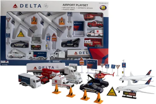 Vista 5 de Daron Southwest Airlines Airport Playset de juguete fundido a presión a