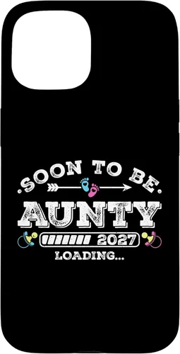 Vista 6 de Soon to Be Aunty 2027 Loading for Pregnancy Announcement Case for iPhone 17