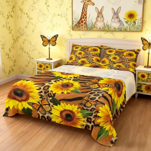 Vista 52 de Juego de sábanas para niños estilo vaquero occidental tamaño individual, juego de ropa de cama con diseño geométrico de cactus, decoración
