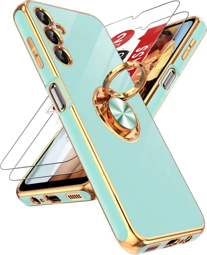Vista 129 de LeYi Funda para iPhone XR: con Protector de Pantalla de Vidrio Templado [Paquete de 2] Soporte de Anillo Giratorio de 360°, Soporte Magnético