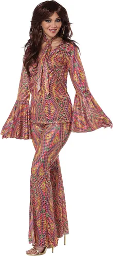 Vista 2 de California Costumes Disfraz de discoteca de los años 70 para mujer