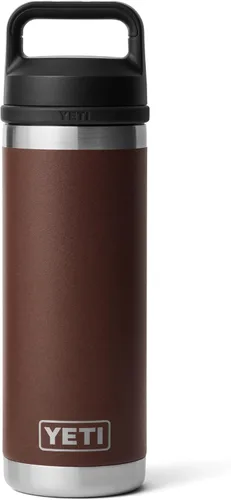 Vista 9 de YETI Rambler Botella de 18 oz, aislada al vacío, de acero inoxidable con tapa Chug, negro
