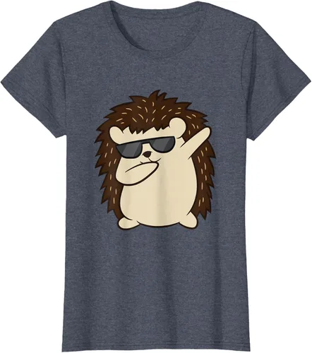 Vista 62 de Dabbing Hedgehog Funny Hedgehog Camiseta S