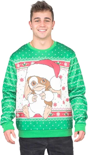 Vista 2 de Ripple Junction Gremlins Gizmo Santa Ugly Christmas Suéter