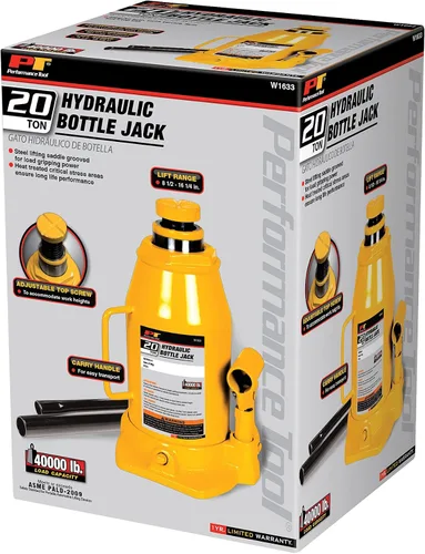 Vista 5 de Performance Tool W1633 - Gato hidráulico de botella resistente de 20 toneladas (40,000 libras)