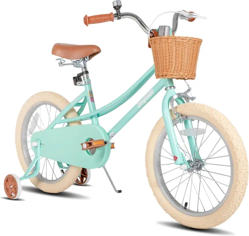 Vista 19 de JOYSTAR Fantasy Girls Bike for 2-12 Years Old Toddlers and Kids, 12" 14" 16" 18“ 20" Retro Style Kids Bike with Training Wheels