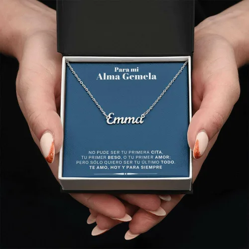 Vista 4 de Para El Amor De Mi Vida Cadena - Regalos Para El Dia De La Madre Personalizadas, Regalos Personalizados Para Hija, To My Smokin Hot Doe Deer