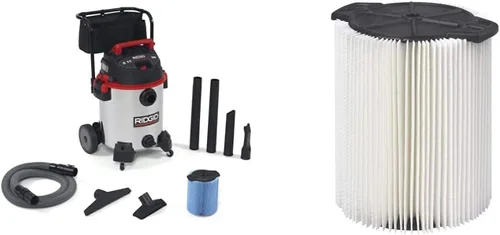 Vista 10 de RIDGID Paquete de aspiradora húmeda y seca de 16 galones con bolsas para el polvo