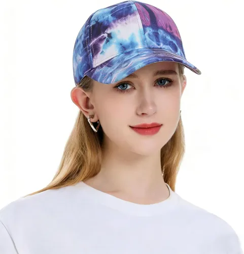 Vista 9 de ZLYC Gorra de béisbol hawaiana con estampado floral para mujer Aguacate Negro