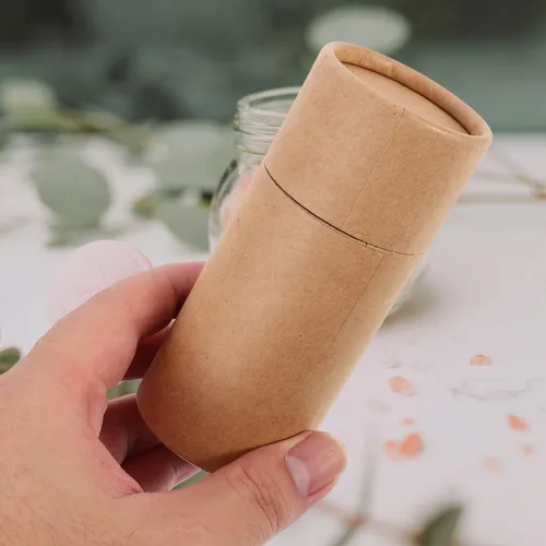 Vista 8 de Hemoton 20 cajas de regalo cilíndricas de papel de 5.27 x 4.56 x 2.28 pulgadas con tapas para almacenamiento de botellas de aceite esencial, té