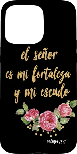 Vista 30 de Carcasa para iPhone 11 Salmos El Señor Es Mi Fortaleza Biblia Cristiana